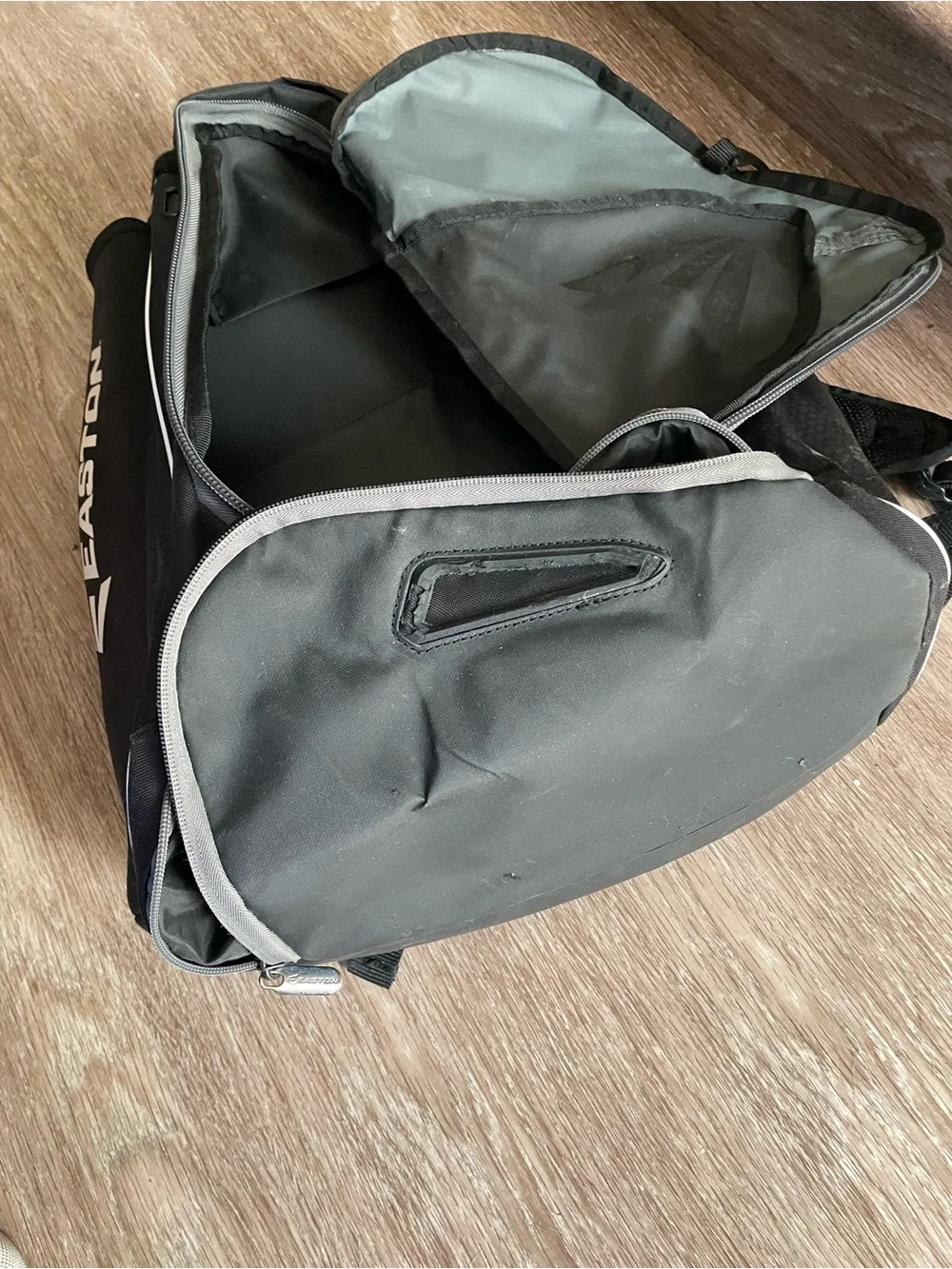 Easton Black and Gray Men's Athletic Backpack